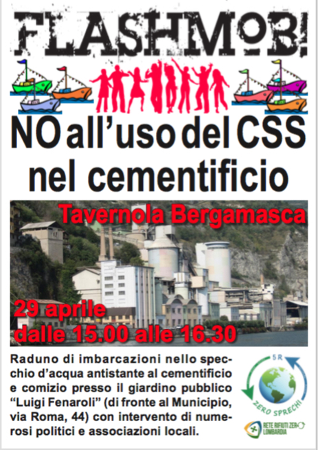 NO all'uso del CSS nel cementificio di Tavernola Bergamasca | Schiriblog